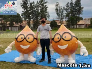 mascotes infláveis promocionais coxinha ragazzo